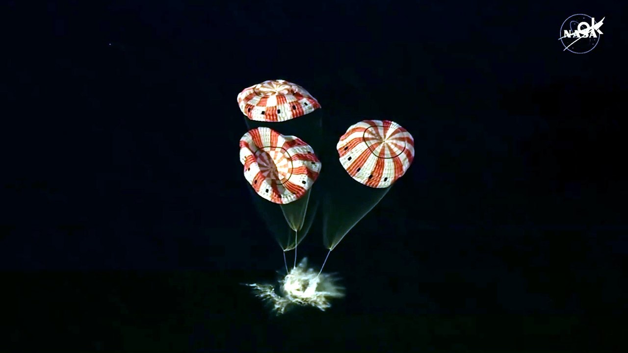 Los astronautas de Artemis II acaban con éxito la misión que les llevó de la Tierra a la Luna 50 años después