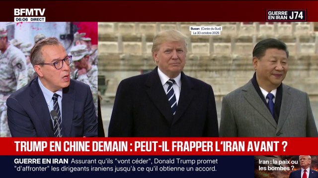 Donald Trump se rend en Chine, allié de l'Iran, pour une visite de trois jours à Pékin, dans un contexte de guerre au Moyen-Orient