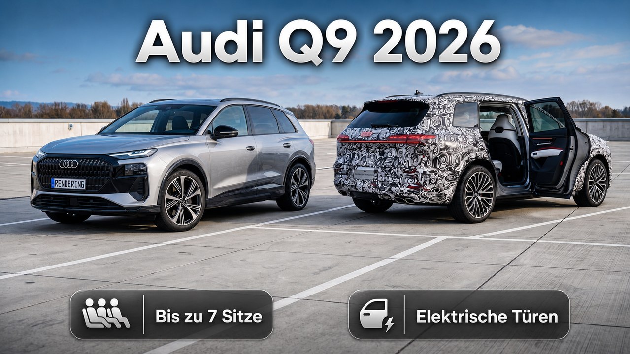 Audi Q9 2026: neuer Full-Size-SUV mit Premium-Lounge