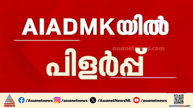 അണ്ണാ ഡിഎംകെയിൽ പിളർപ്പ്; വിജയ്ക്ക് പിന്തുണ പ്രഖ്യാപിച്ച് ഒരുവിഭാ​ഗം