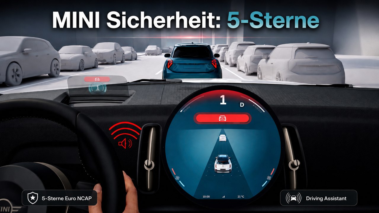 MINI Countryman: Assistenz, Airbags und Euro-NCAP-Erfolge