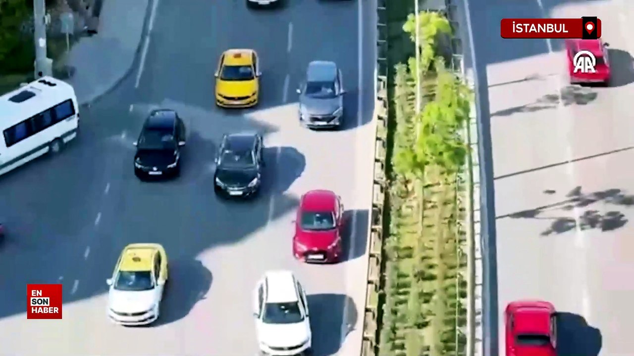 İstanbul'da dron destekli trafik denetiminde 97 sürücüye ceza kesildi