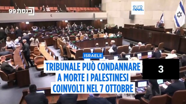Palestinesi coinvolti in attacchi terroristici 7 ottobre 2023 rischiano pena di morte in Israele