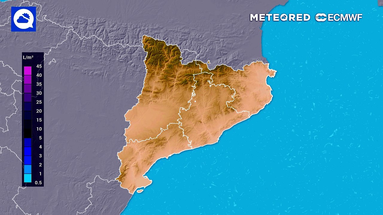 Tormentas fuertes en Cataluña
