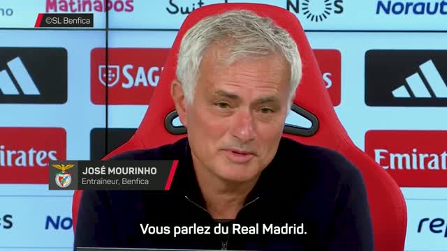 Benfica - Mourinho reste flou sur son avenir malgré les rumeurs Madrid