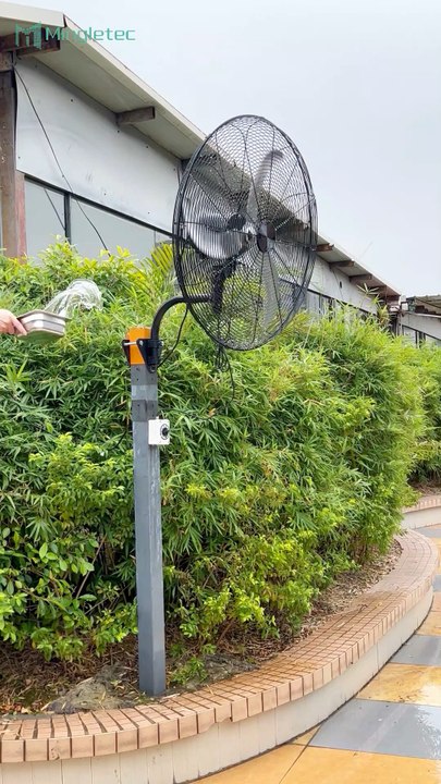 Mingletec BLDC industrial wall mounted fan #Mingletec #bldc #industrialfan #wallfan #factory #warehouse #outdoors #manufacturer #fyp