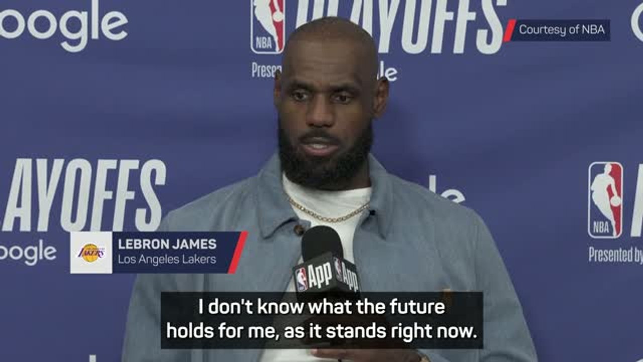 LeBron 'doesn't know what the future holds'