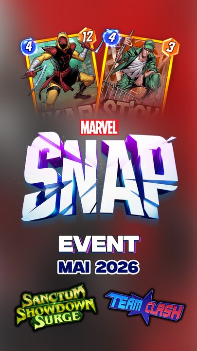[EXCLUS] EVENT MARVEL SNAP : MAI 2026