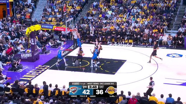 LeBron's Lakers swept by OKC