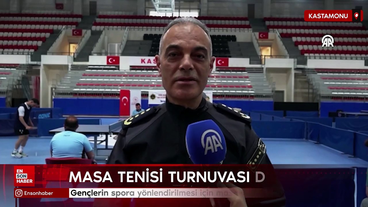 Kastamonu’da gençler için masa tenisi turnuvası...