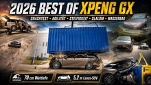 XPENG GX im Gelände, Slalom, Wasserbad und spektakulären Crashtests