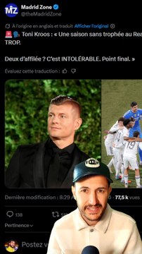 💥« C’est INTOLÉRABLE ! Point final » Kroos en parlant des 2 saisons blanches #kroos #real #realmadrid
