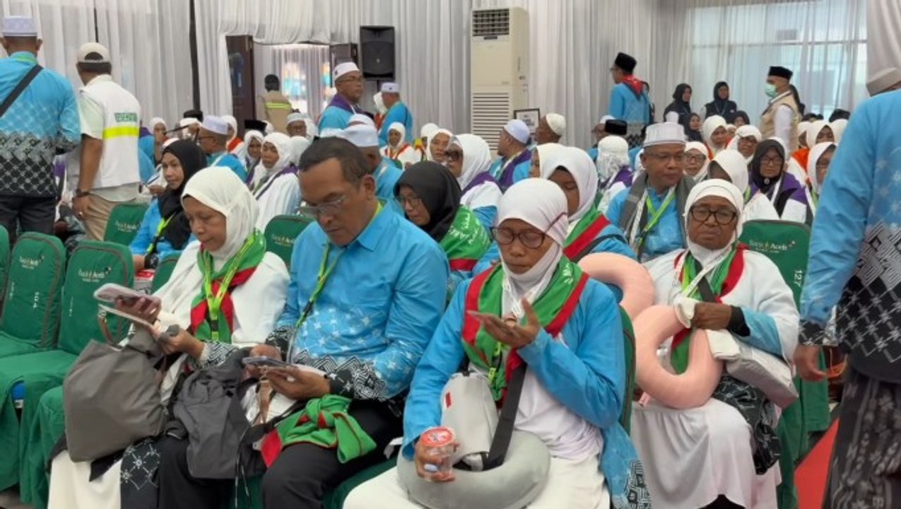 ​393 Jemaah Haji Kloter 8 Embarkasi Aceh Mulai Masuk Asrama Haji