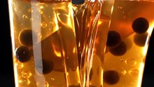 Satisfying Blade Slice Through Bubble Tea 🧋 #ASMR