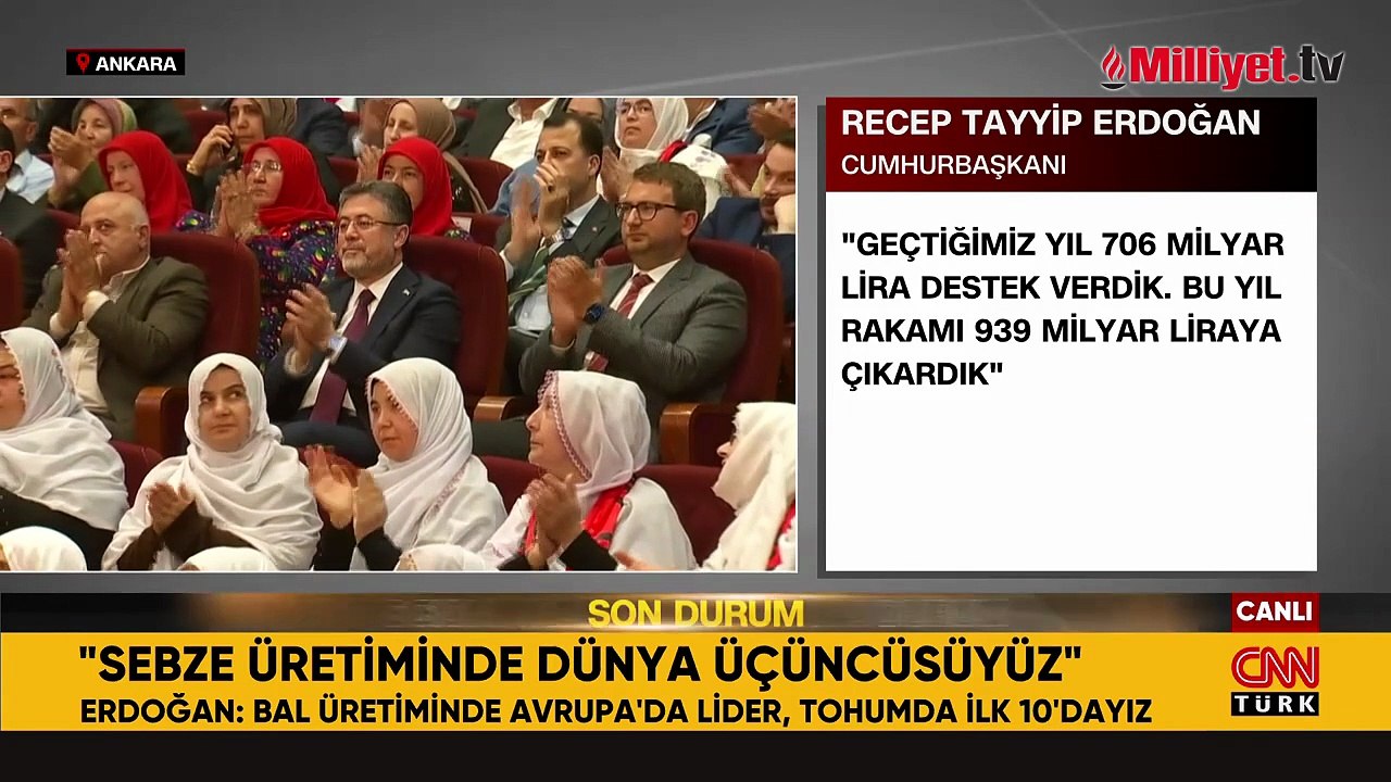 Cumhurbaşkanı Erdoğan'dan çiftçiye finansman müjdesi: 24 ay geri ödemesiz, 7 yıla kadar vadeli destek