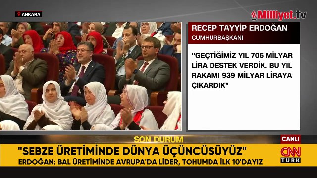 Cumhurbaşkanı Erdoğan'dan çiftçiye finansman müjdesi: 24 ay geri ödemesiz, 7 yıla kadar vadeli destek
