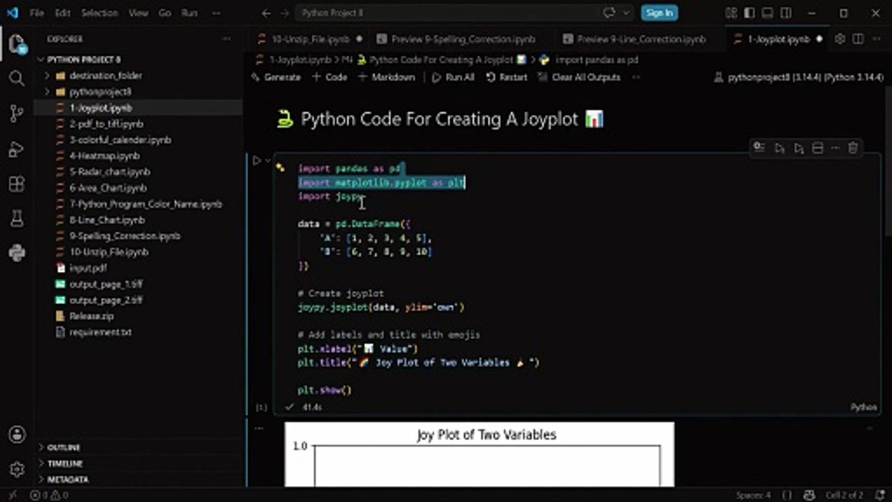 Create Beautiful Overlapping Distributions with JoyPy _ Python Joy Plot Tutorial
