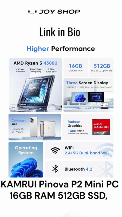 his Mini PC Beats Your Desktop! 🚀 KAMRUI P2 Review #Shorts #TechReview #MiniPC #AMD #GamingPC #usa
