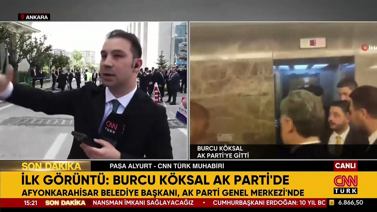 Burcu Köksal AK Parti Genel Merkezi'nde!