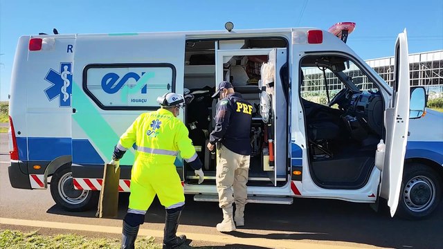 Colisão traseira é registrada na BR-277, entre Cascavel e Santa Tereza do Oeste