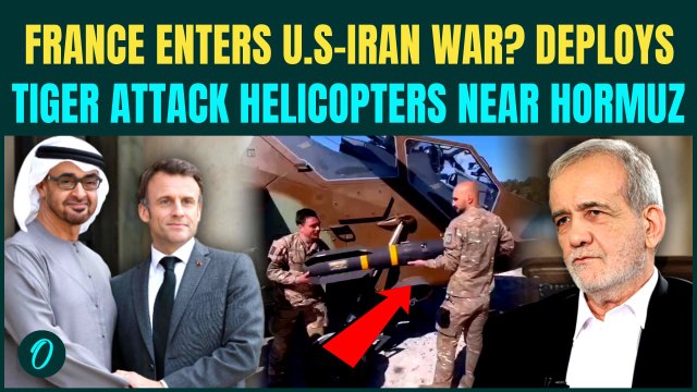 France Joins UAE To ATTACK Iran? Sends Tiger Attack HELICOPTERS Near Hormuz | NATO VS IRAN?