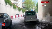 Bolu'da sağanak ve dolu etkili oldu