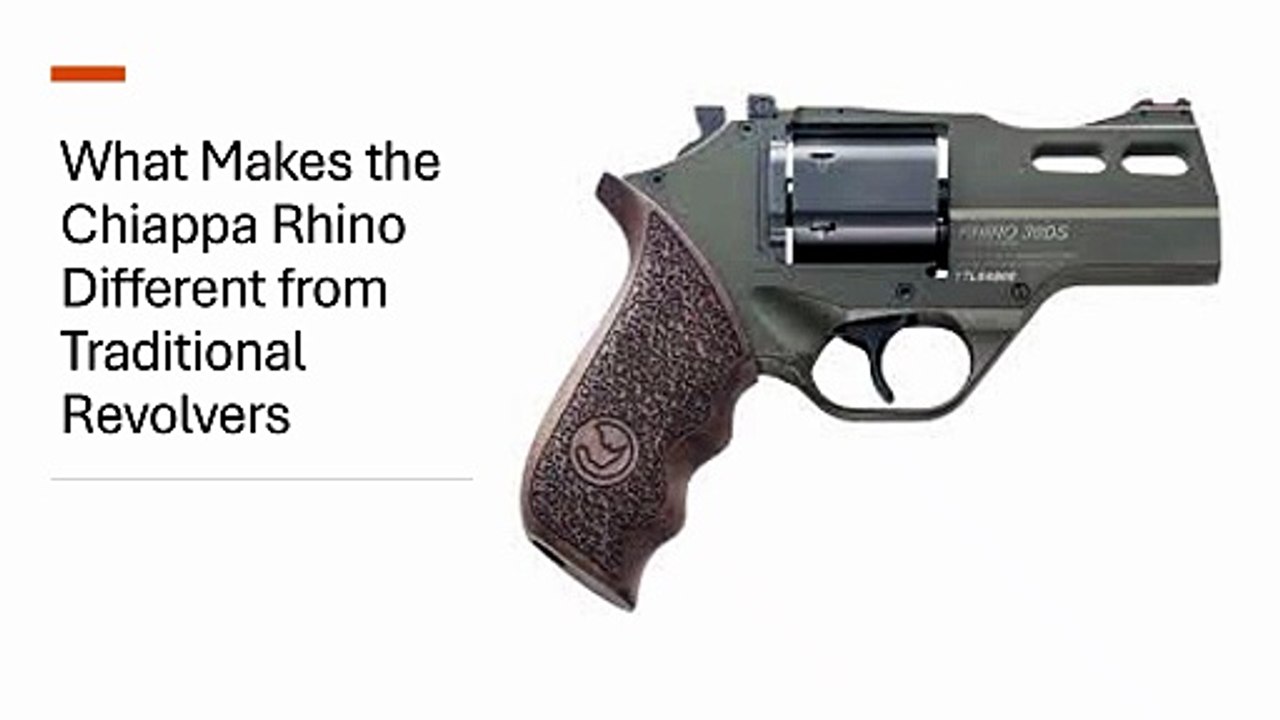What Makes the Chiappa Rhino Different from Traditional Revolvers