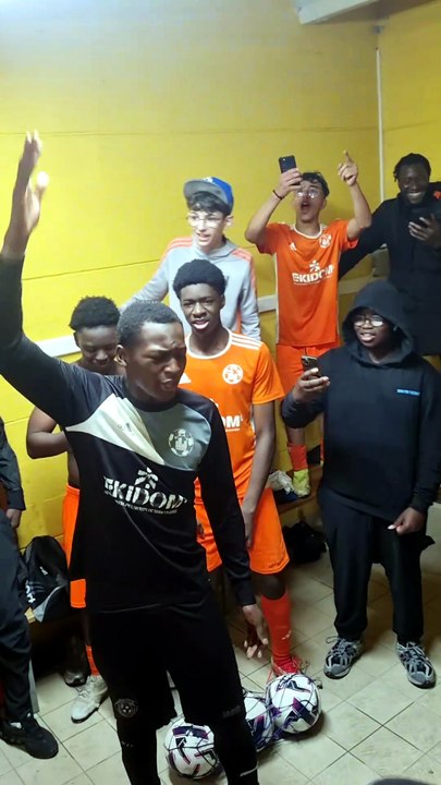 La joie des U17- U18 🟠⚪️⚽️