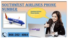 How to contact Southwest Airlinescustomer service