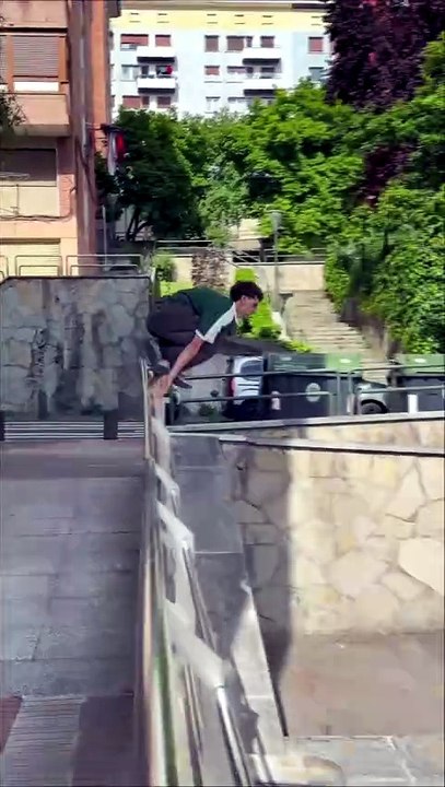 Ma meilleure ligne de parkour de Bilbao ✨