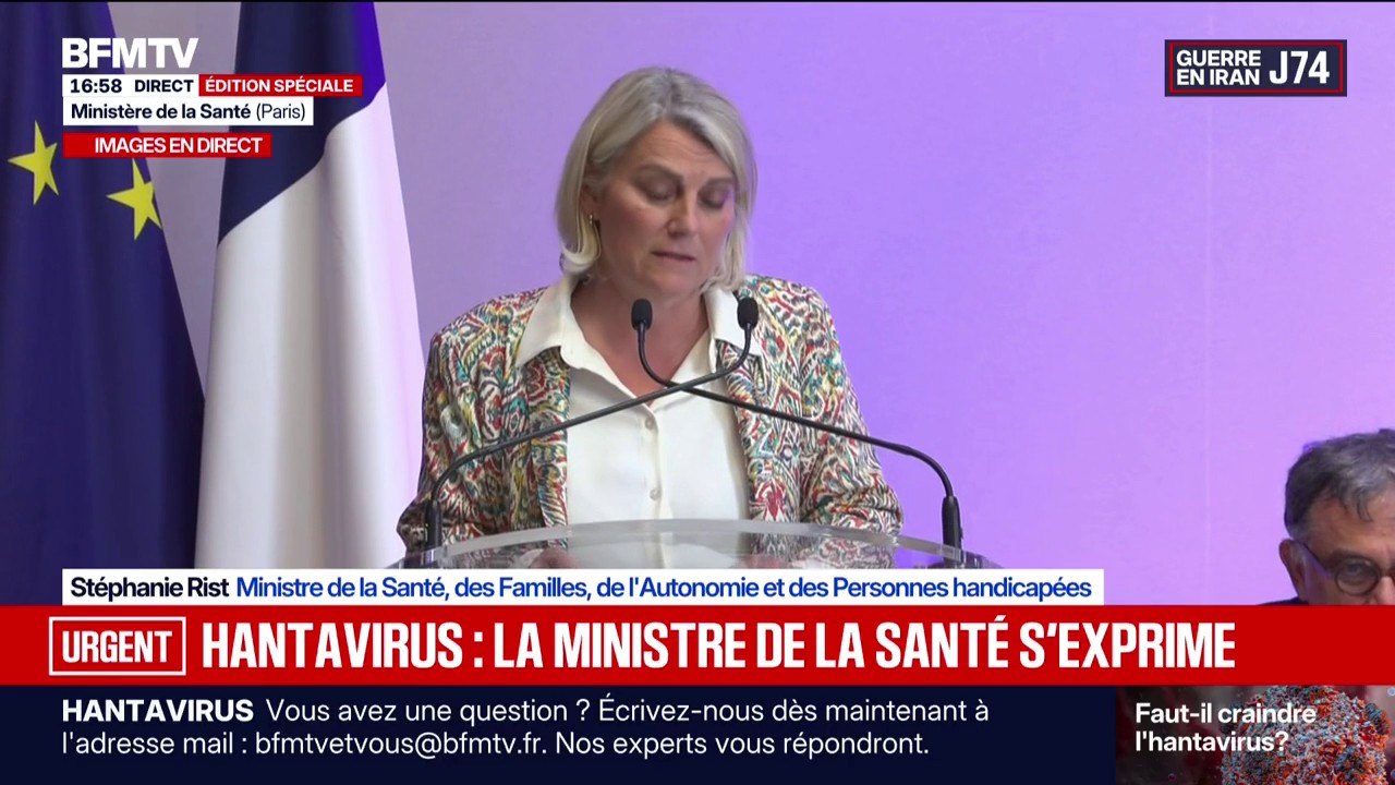 Hantavirus: “Dès l'identification du virus, le gouvernement a agi immédiatement”, affirme Stéphanie Rist, ministre de la Santé