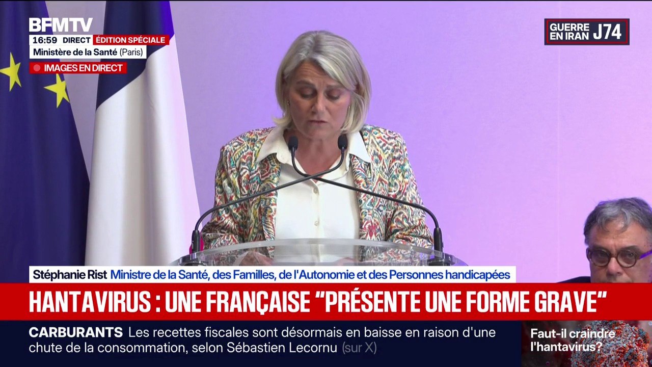 "Une Française présente une forme grave de l'hantavirus", explique la ministre de la Santé
