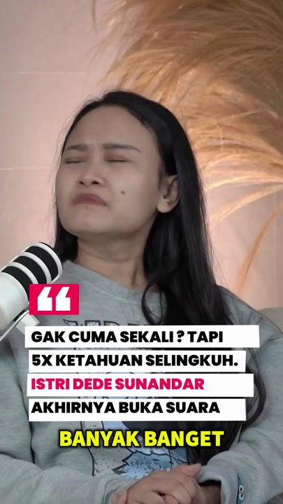 Dede Sunandar ketahuan selingkuh 5 kali.? Istri akhirnya buka suara..