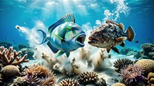 Triggerfish Nest Defense Attack