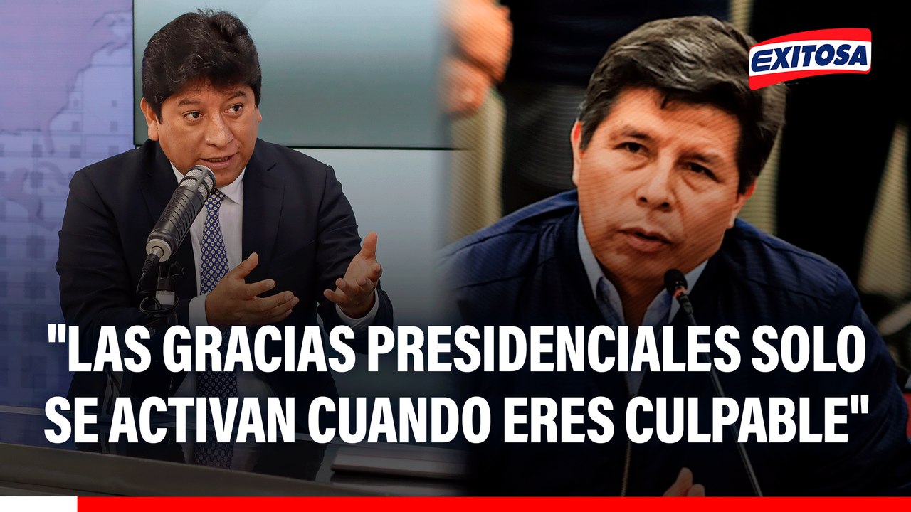 Defensor del Pueblo sobre indulto a Pedro Castillo: Las gracias presidenciales son para culpables