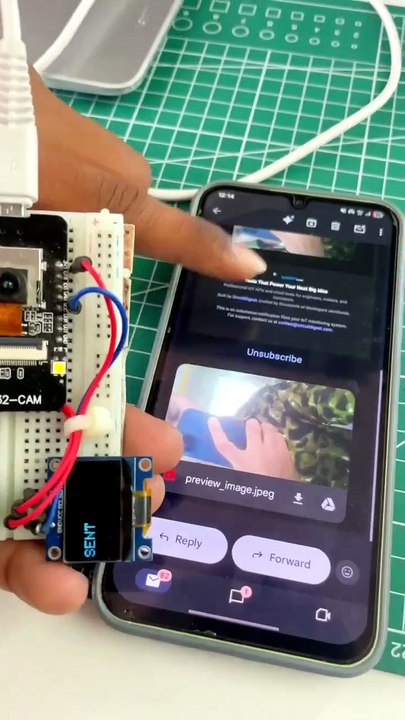 ESP32 Cam Capture Image and Send Email