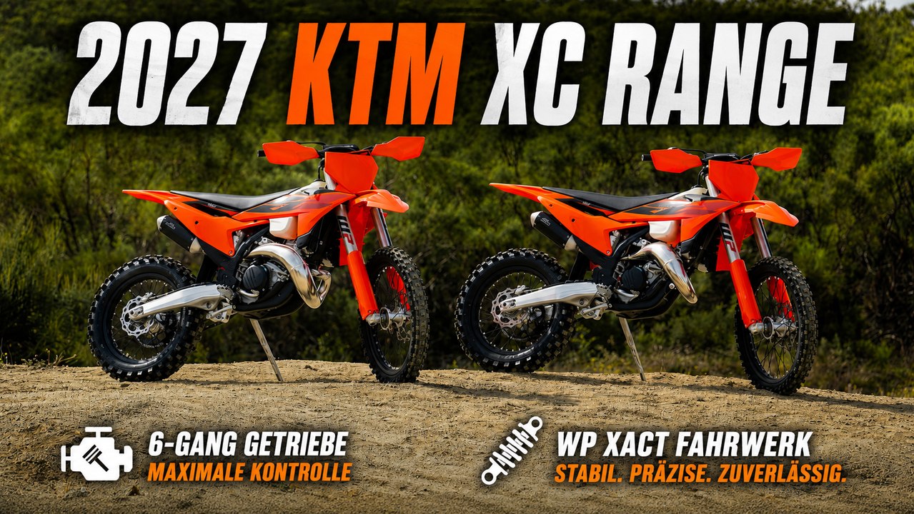 2027 KTM XC Range: bereit für Hare & Hound und Scramble