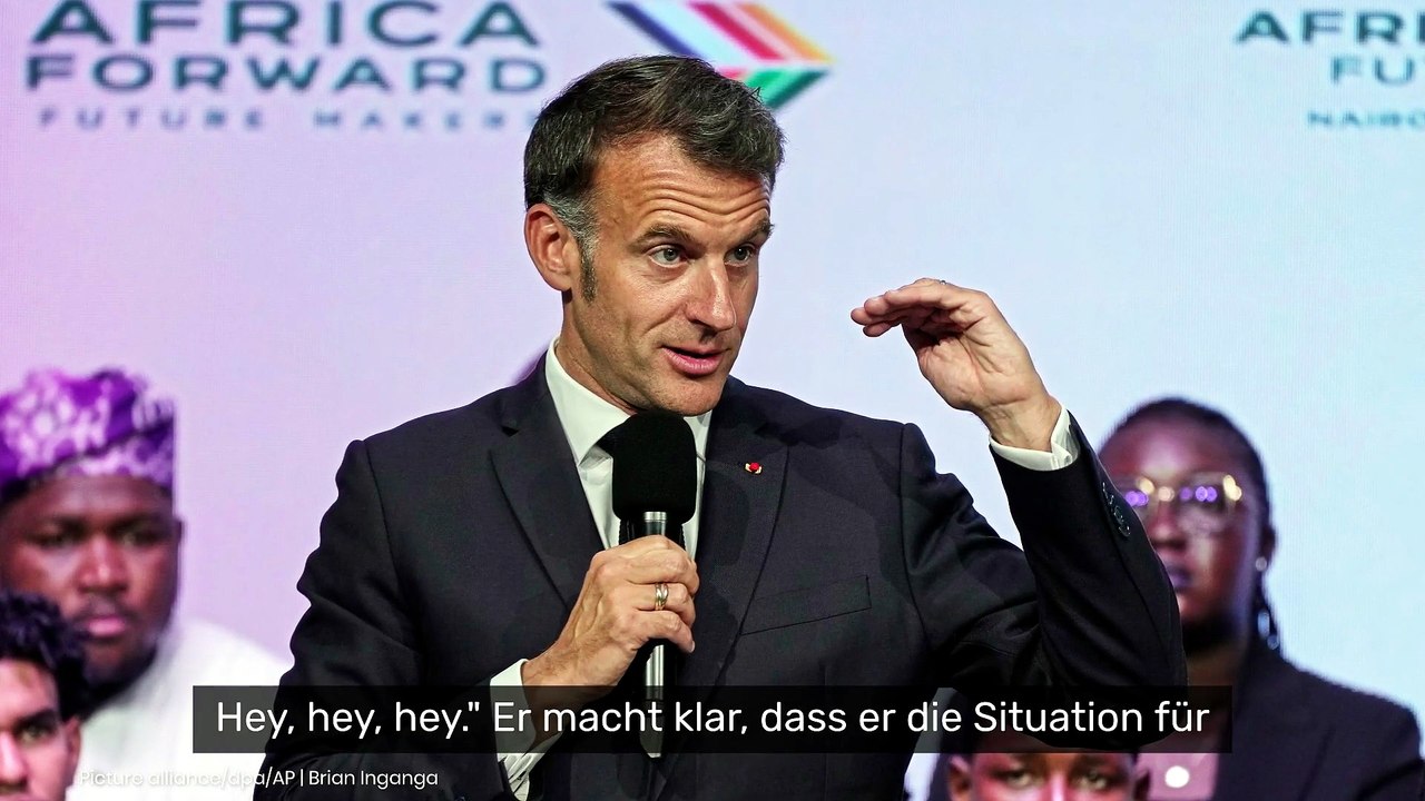 Emmanuel Macron: Sein Mikrofon-Auftritt sorgt in Afrika für Eklat – 'totale Respektlosigkeit'