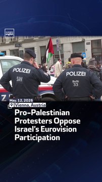 Pro-Palestinian Protesters Oppose Israel’s Eurovision Participation