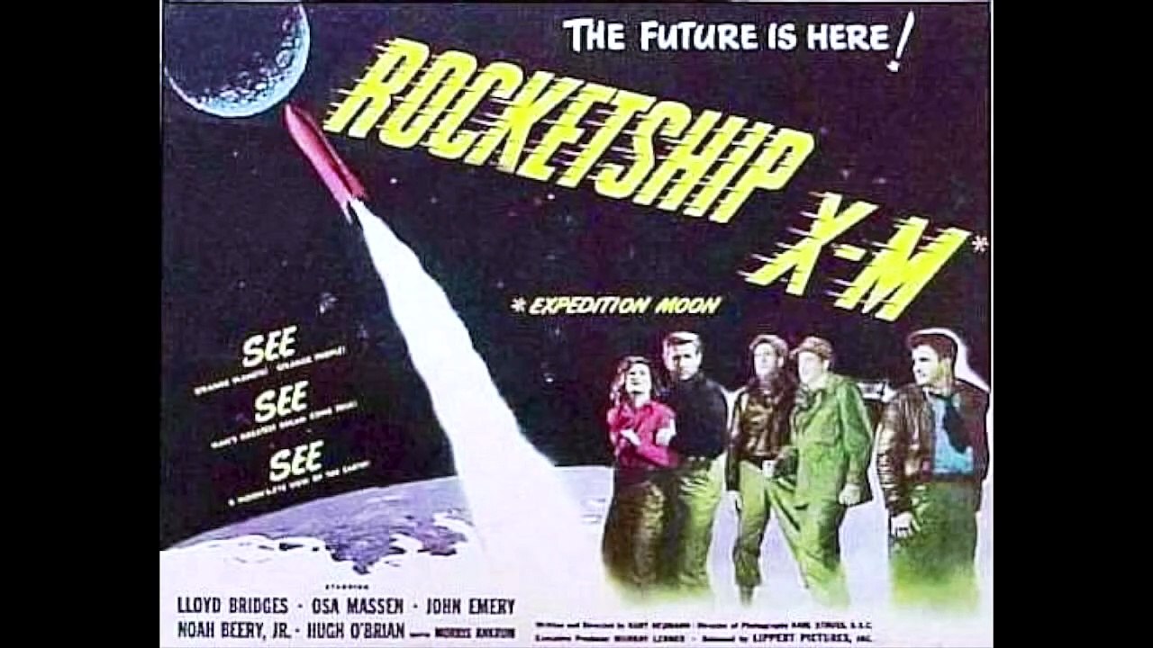 ROCKETSHIP X-M - 24 Heures Chez Les Martiens (1950) Film de SF Complet + Bande annonce V.O.S.T.Fr.
