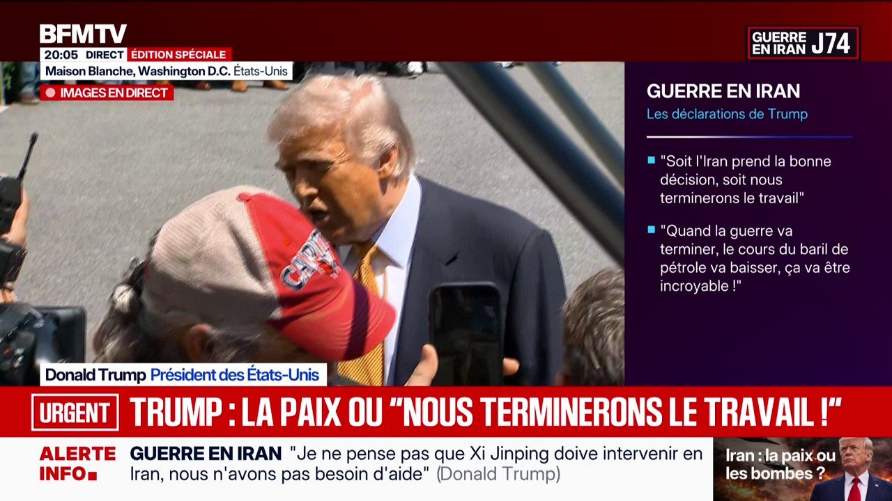 "L'Iran peut choisir de conclure un accord ou de se laisser détruire", menace Donald Trump