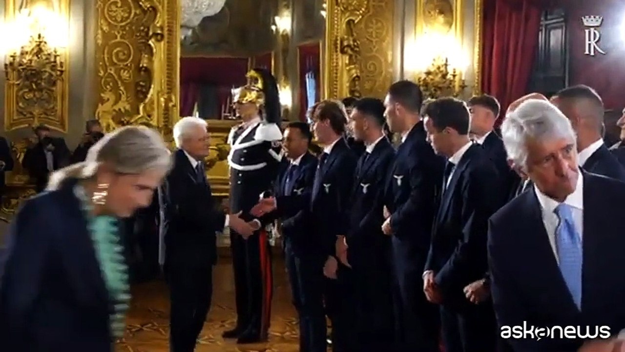 Calcio, Mattarella riceve Lazio e Inter, finaliste Coppa Italia