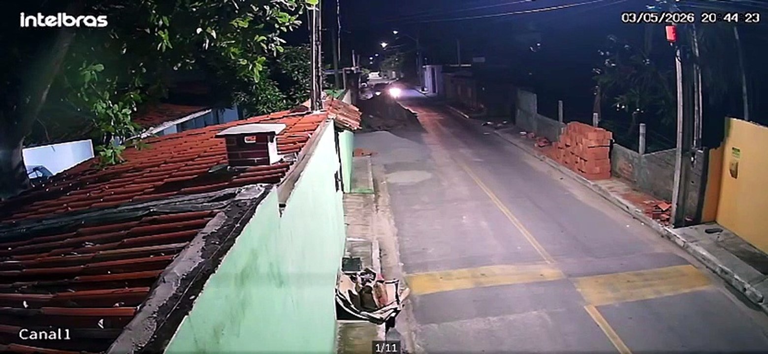 Câmera de segurança capta momento em que servente de pedreiro vai embora antes de desaparecer
