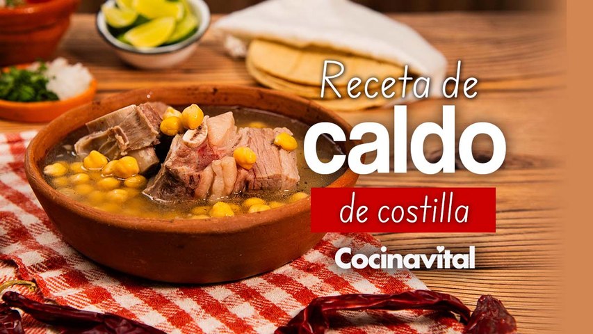 Caldo de costilla con garbanzos: receta casera perfecta para el frío