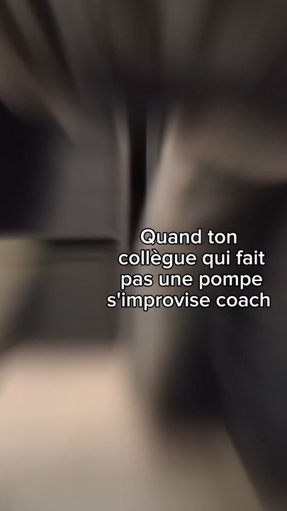 Pov : Ton pote s'improvise coach