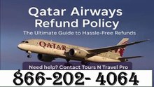 Qatar Airways refund phone number [866-202- 4064]