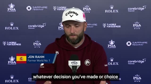 Rahm reflects on LIV decision ahead of PGA Championship