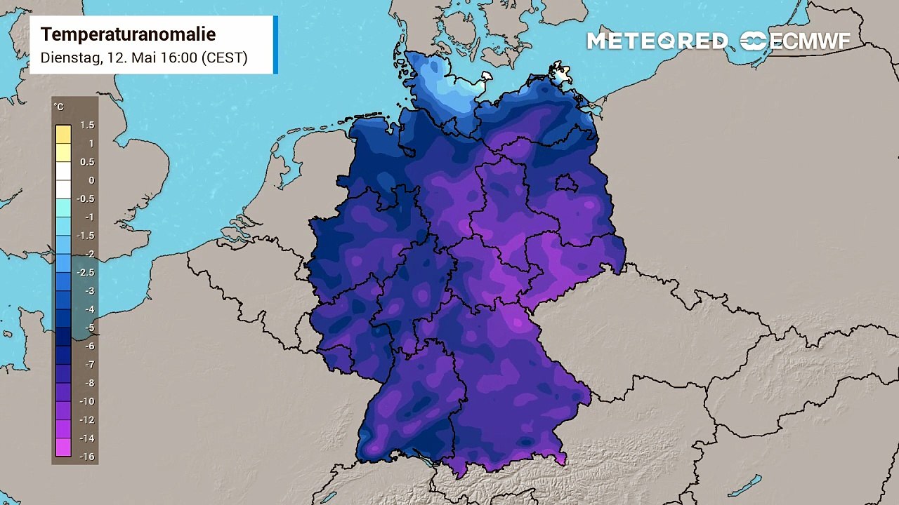 Eine ungewöhnliche Kältewelle hat Deutschland mitten im Mai erfasst