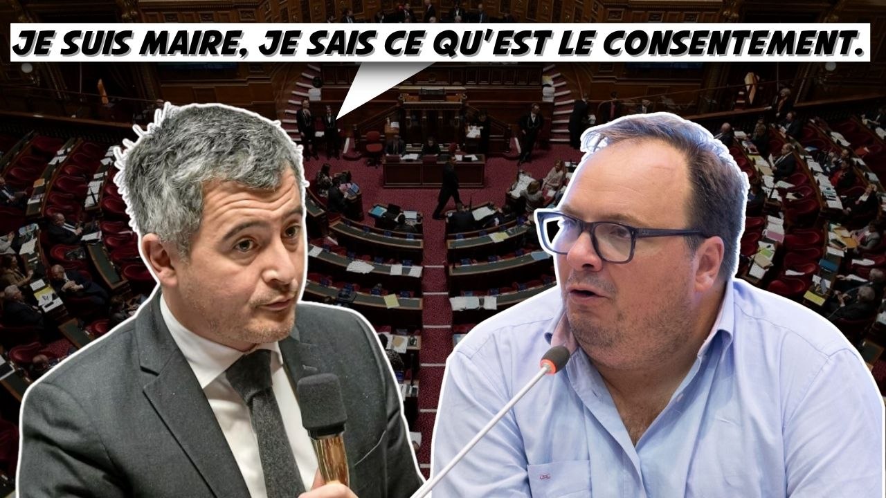 Darmanin ose parler de consentement, il se fait démolir par le sénateur Gay
