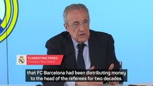 Florentino Perez announces Negreira dossier for UEFA